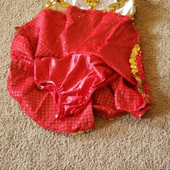 Children's Cheer Leader Majorette Halloween Dance costume dress boot covers - Picture 6 of 11